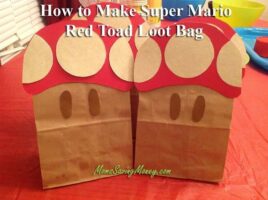 How to Make a Super Mario Red Toad Loot Bag