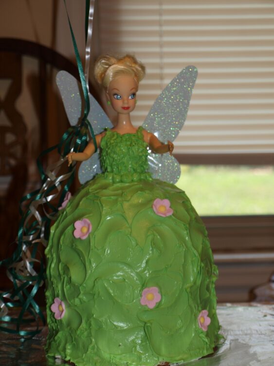 Tinkerbell birthday cake