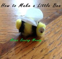 Easy Little Bee Craft!